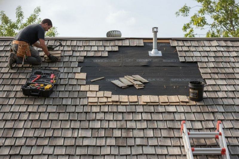 Benefits Of Timely Composite Or Wood Shake Roof Repair For Long-Term Performance
